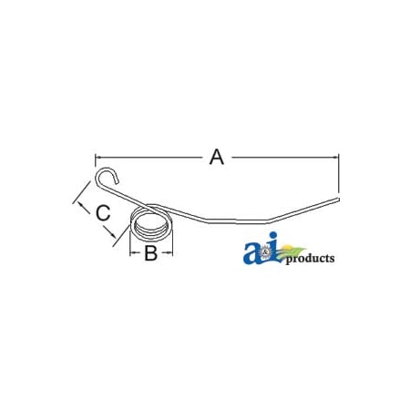 A & I Products Reel Finger (RH) 15" x4" x1" A-91C102